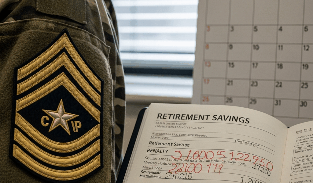How Military Members Can Avoid the TSP Early Withdrawal Trap
