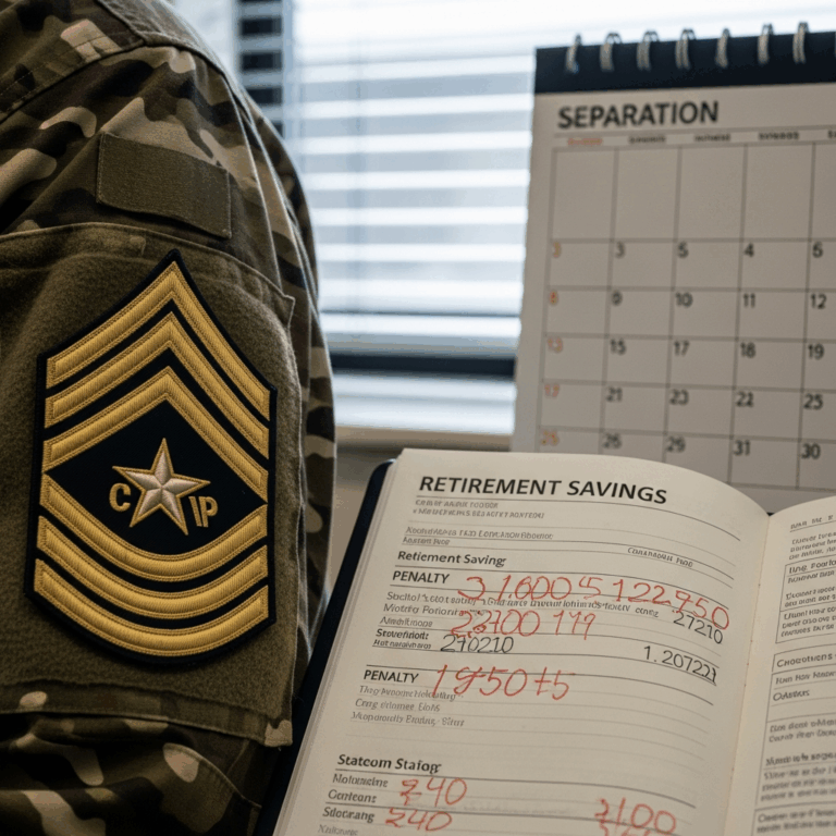 How Military Members Can Avoid the TSP Early Withdrawal Trap